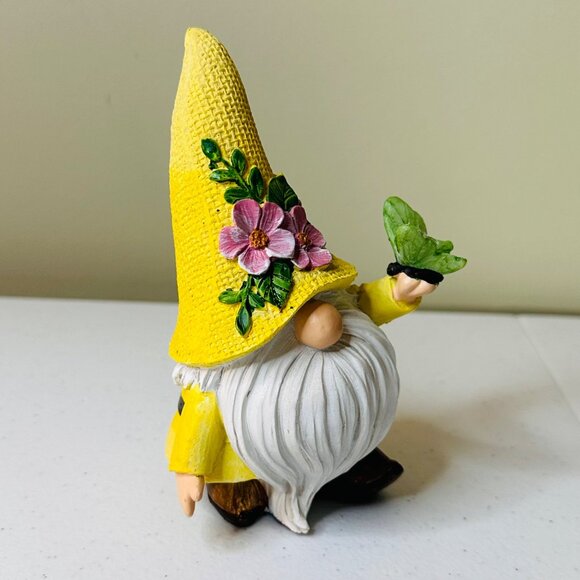 Spring Summer Easter gnomes farmhouse decoration tiered tray gnomes butterflies - Picture 5 of 14